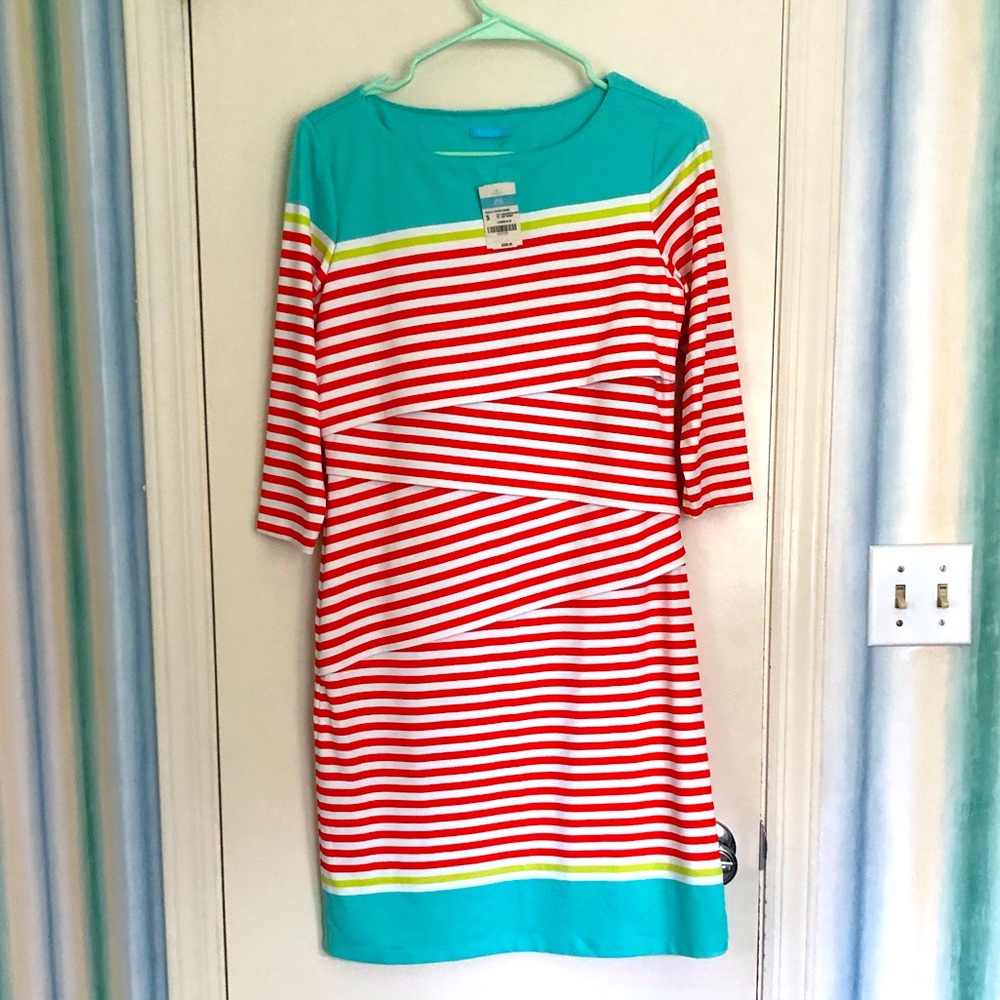J McLaughlin layered dress